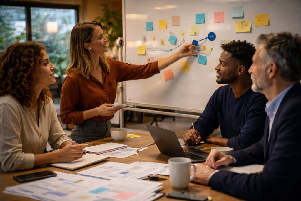 Team findet Lösungen eigenständig